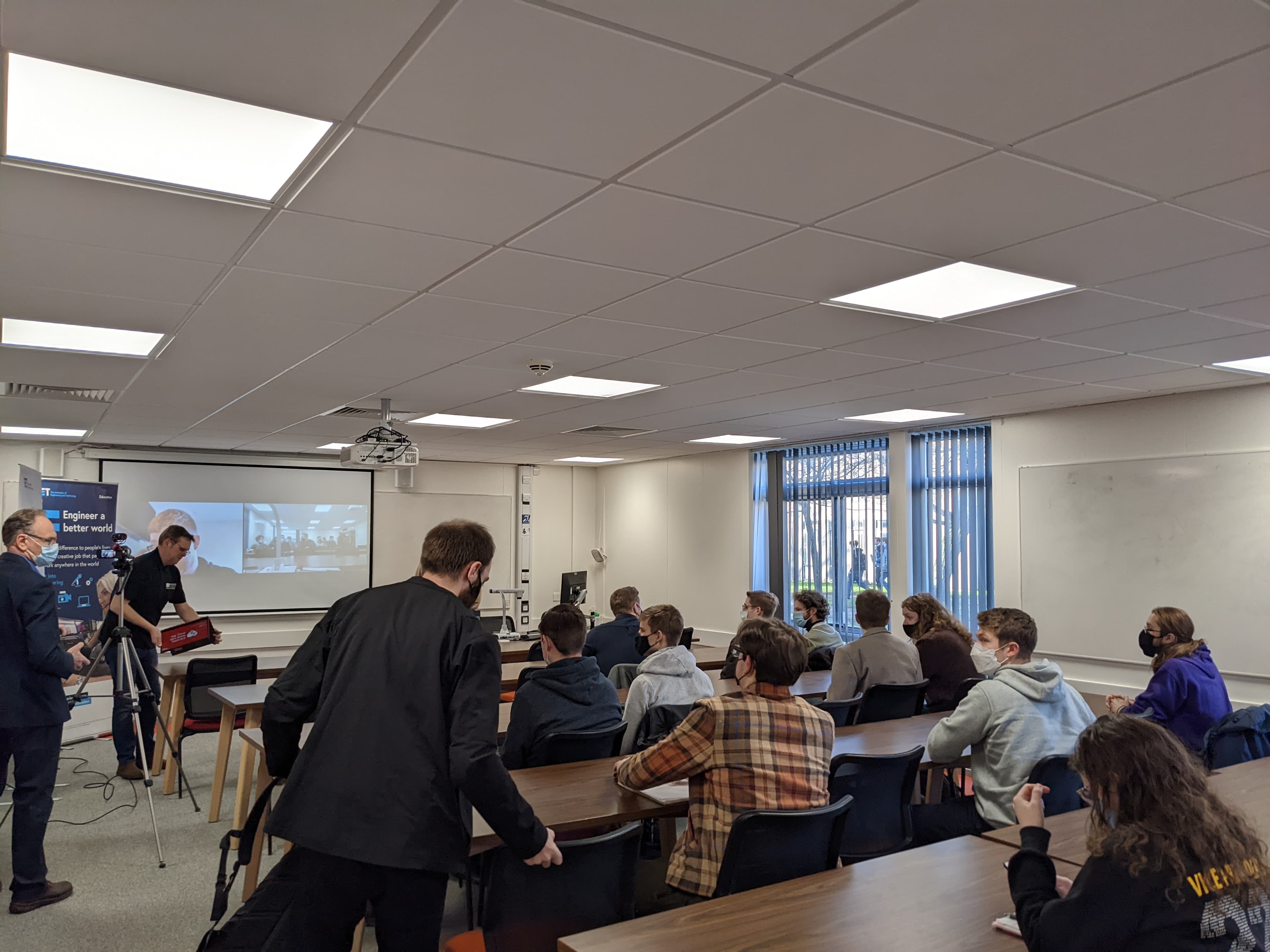 A picture from the 'Life as a chartered engineer' event.